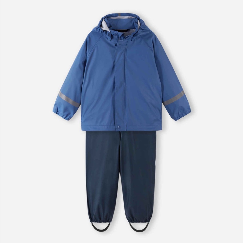 Kids Blue Two-Piece Rain Set